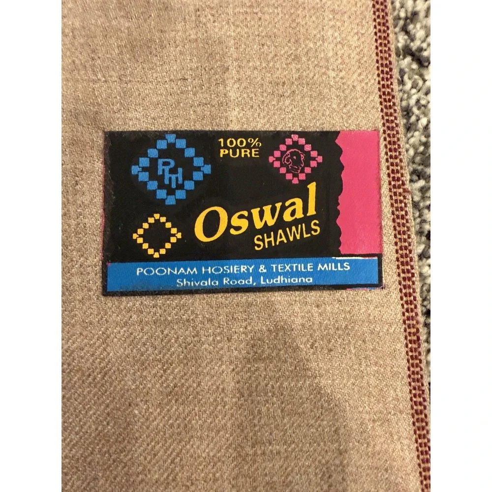 Oswal Shawl Pashmina Fine Wool 82